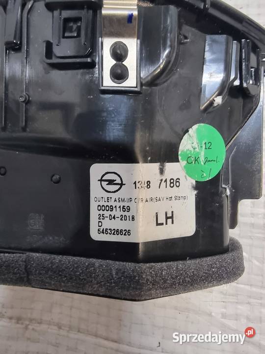 KRATKA NAWIEWU PRAWA WLOT DYFUZOR OPEL CROSSLAND