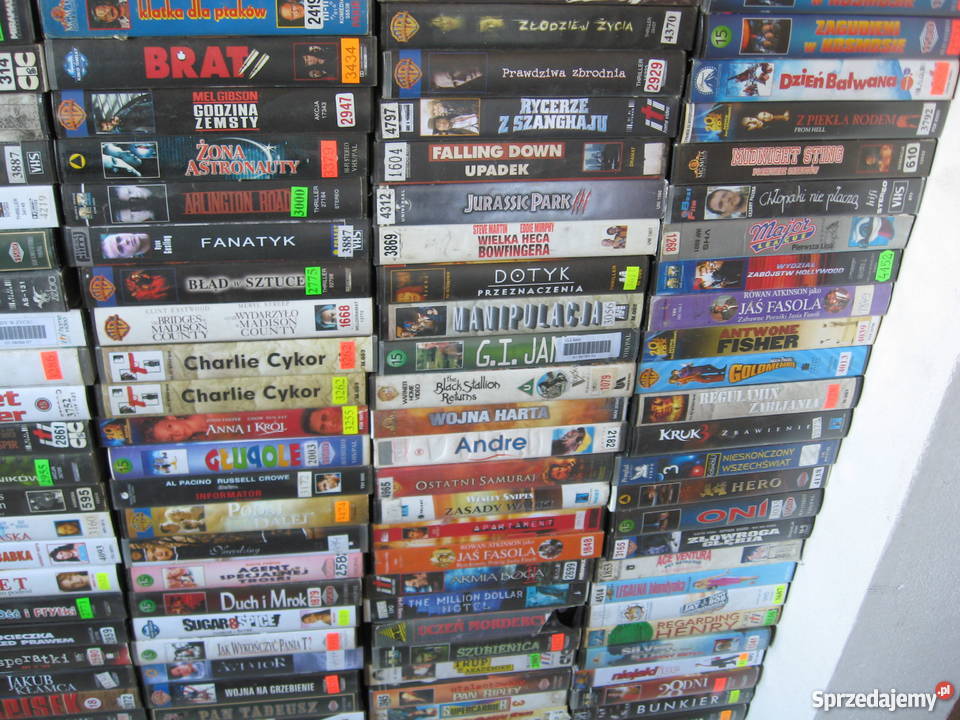 Oryginał filmy VHS z wypoyczalni 300