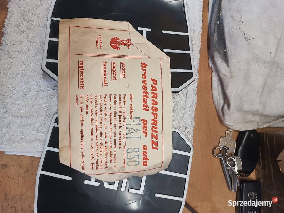 FIAT 850 Oryginalne chlapacze FREA z epoki opolskie Nysa