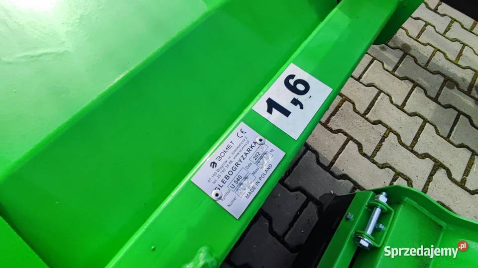 Glebogryzarka 16 m nową trwała BOMET U540 ręki nieuszkodzony Maszyny uprawowe Wólka Lesiewska