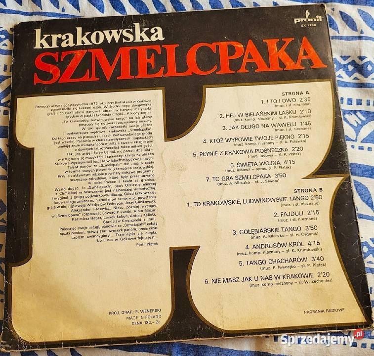 Krakowska Szmelcpaka płyta winylowa Chełmno