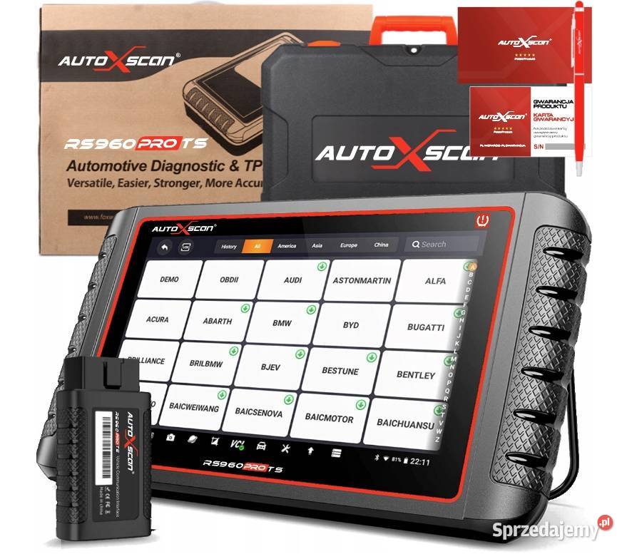 AUTOXSCAN RS960 PRO TS Tester diagnostyczny 10 lubuskie Gorzów Wielkopolski sprzedam