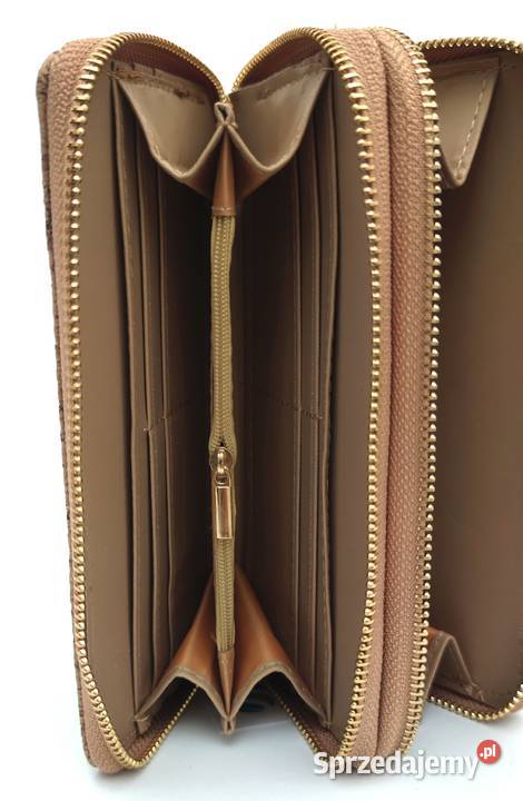 Portfel korkowy duży podwójny korek naturalny Torby i torebki Chełmek