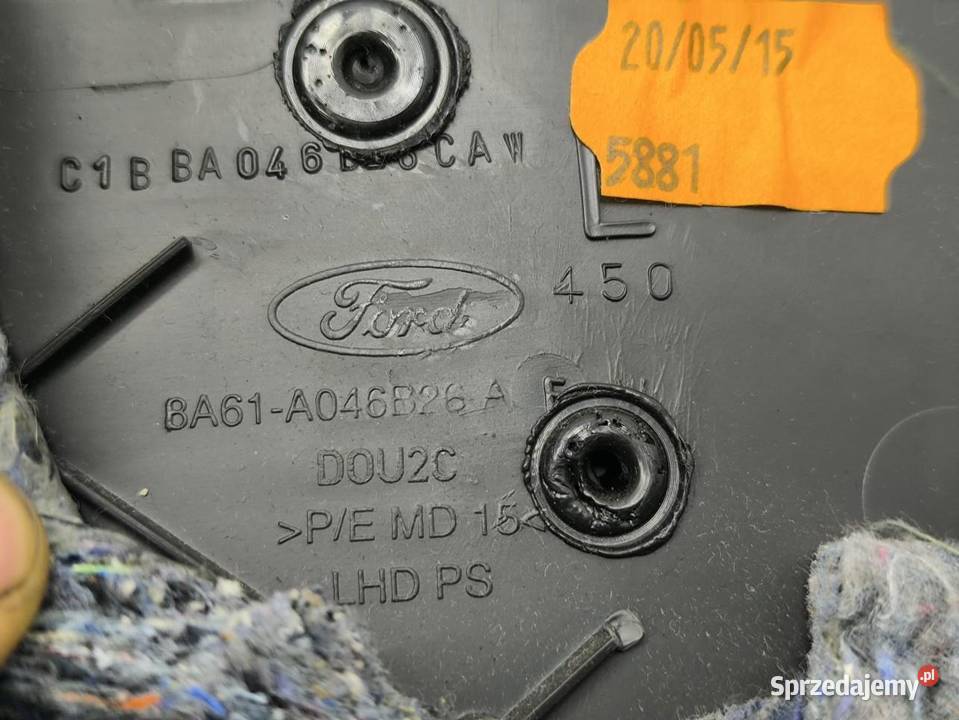 OSŁONA ZAŚLEPKA TUNELU FORD FIESTA MK7 LIFT 10