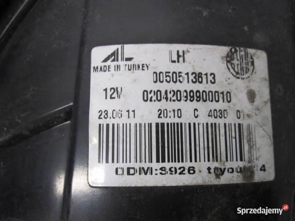 GIULIETTA 11r lampa lewy tył 0050513613 świętokrzyskie