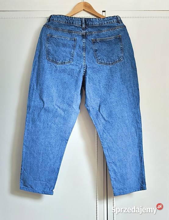 Spodnie jeansy dżinsy 42 XL Primark Denim Co mom niebieski Szczecin
