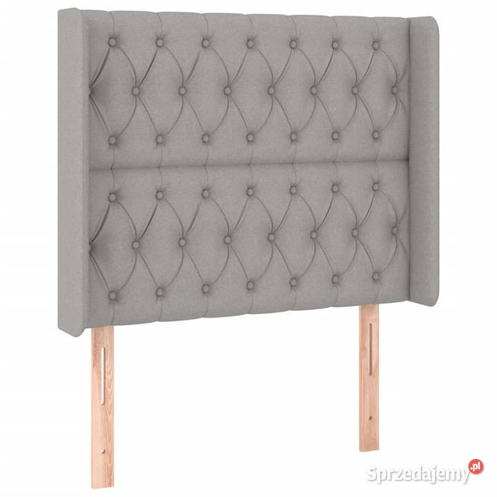Zagłówek do łóżka z LED jasnoszary 93x16x118128 Warszawa