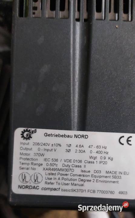 Falownik Siemens Nordac Altivar Sew Mircze