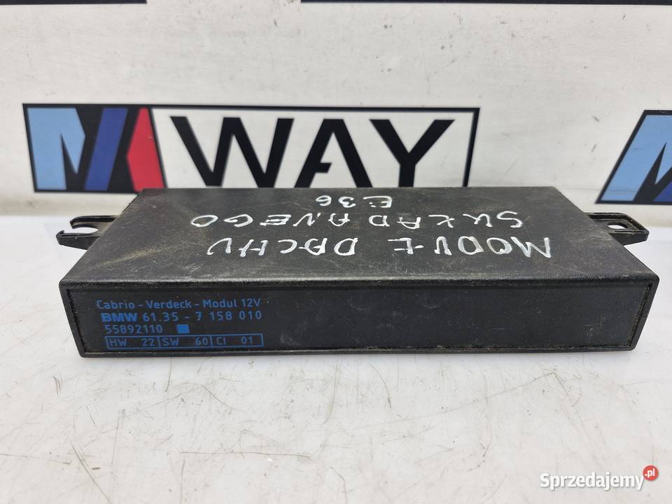 BMW E36 MODUŁ STEROWNIK SZYBERDACHU 7158010