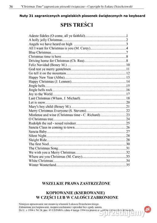 Kolędy na keyboard nuty podkłady muzyczne mp3 60 Instrumenty klawiszowe i MIDI