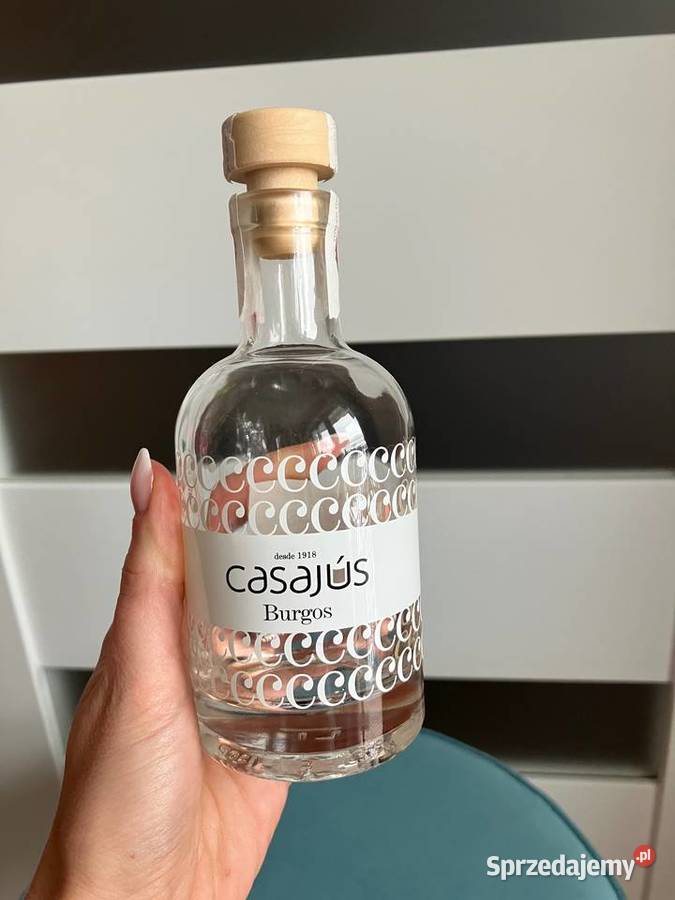 Mała ozdobna butelka z korkiem 200ml hiszpańskim Nisko