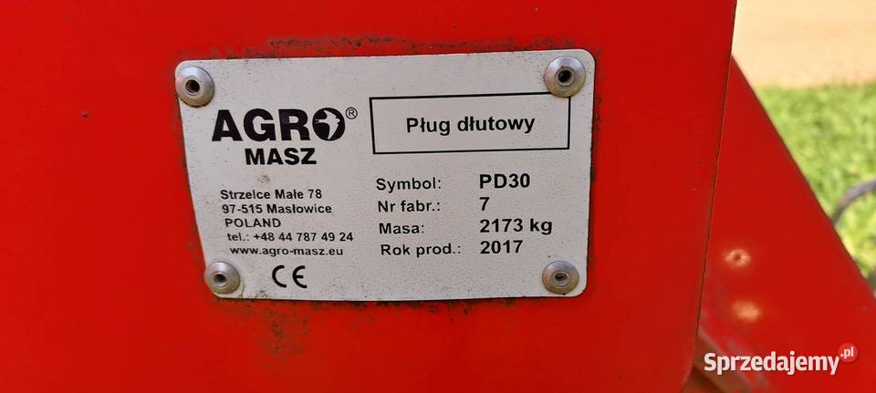 Pług dłutowy 5 redlic Agro Masz NOWY warmińsko-mazurskie Bisztynek