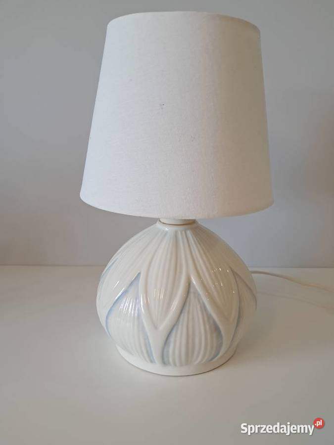 Lampa Ceramiczna Belleek Lotus Blossom Vintage małopolskie Kraków