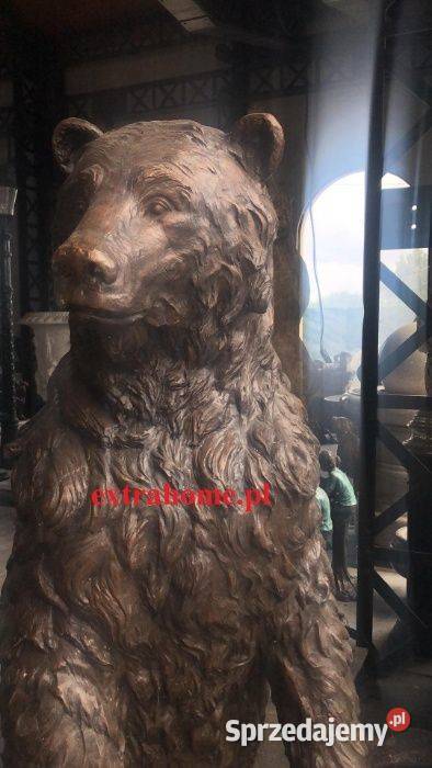 Niedźwiedź figura z brązu H120