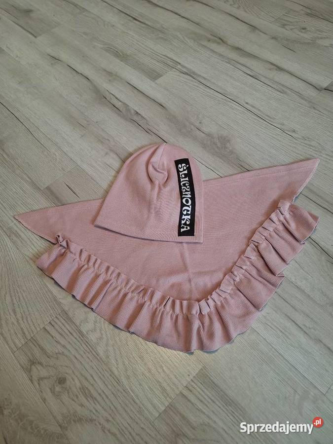 Czapka Wiosenna Dziewczynki Ślicznotka chusta dziewczynka Zawiercie