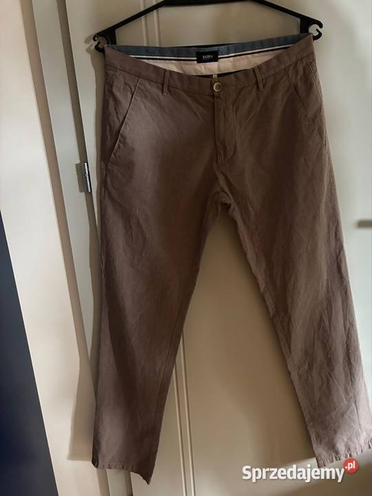 Spodnie męskie HUGO boss Chino szare