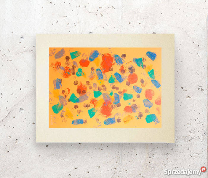kolorowa dekoracja abstrakcja rysunek Szczecin sprzedam