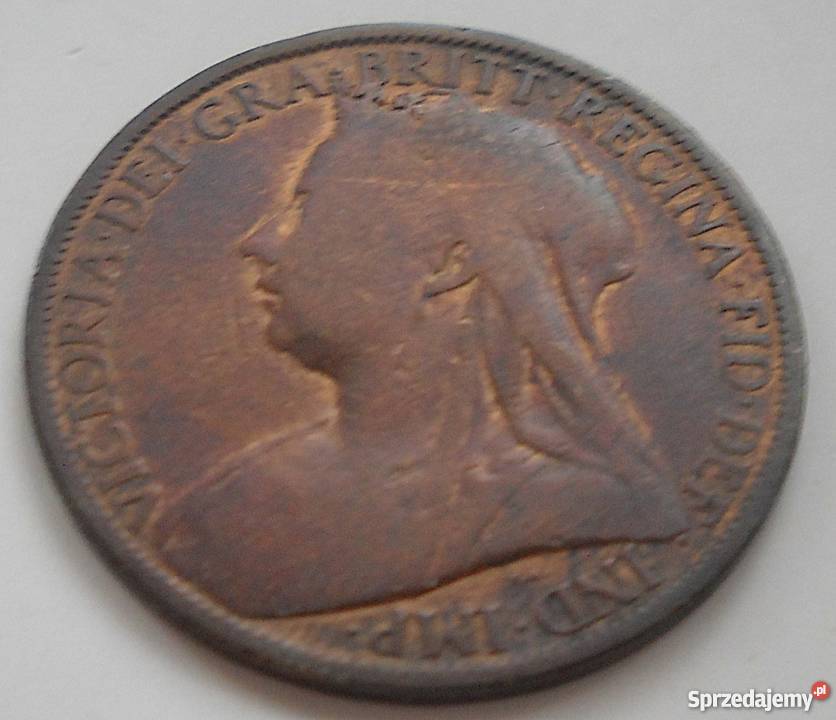 WIELKA BRYTANIAONE PENNY1901 rVICTORIAlADNA Legionowo