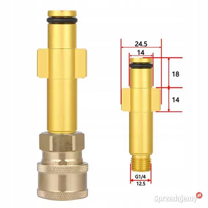 Adapter do Myjek Wysokociśnieniowych Osprzęt do myjek małopolskie Ludźmierz