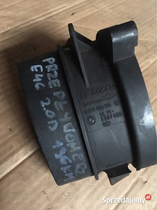 Przepływomierz Bmw e46 20d 136 0928400314 Chojnice
