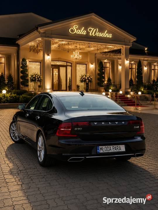 Auto Samochód do Ślubu Volvo s90 Poliester Wolne Wynajem pojazdów Warszawa