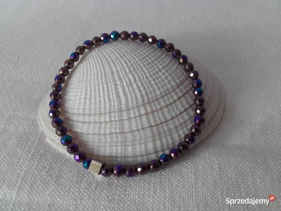 Bransoletka z hematytu Warszawa