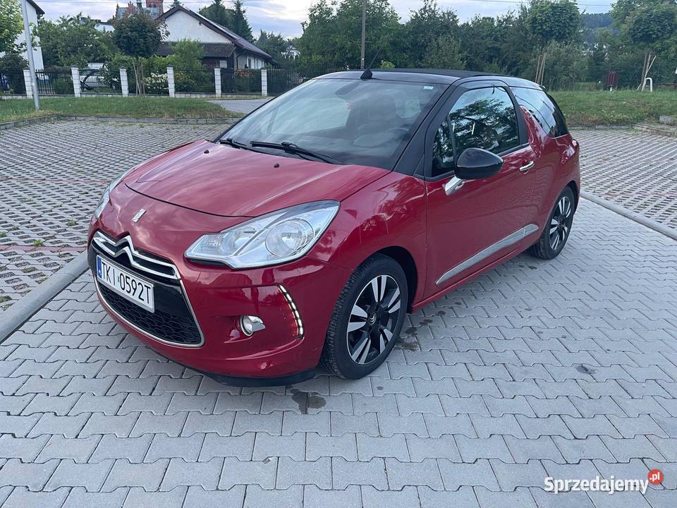 Citron DS3 Cabrio SoChic Automat OKAZJA automatyczna świętokrzyskie Brzezinki