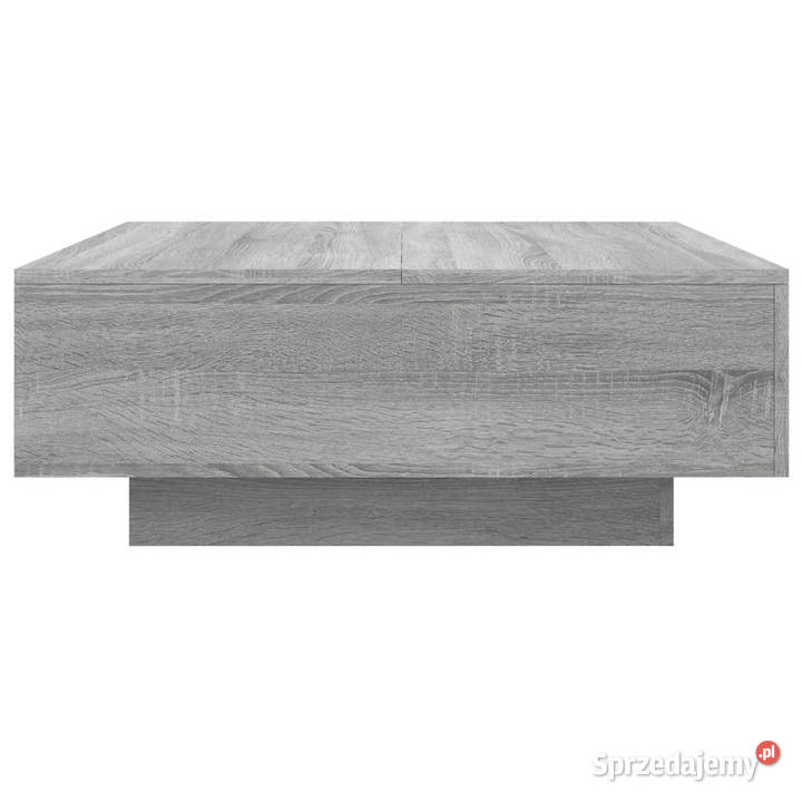 Stolik kawowy z LED szary dąb sonoma 80x80x31 Warszawa