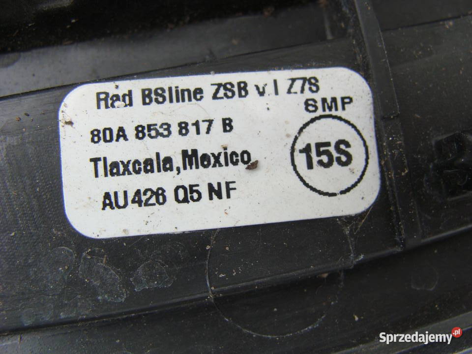 AUDI Q5 LZ7S S LINE LISTWA BŁOTNIKA LEWA TYLNA Karoseria Goleniów