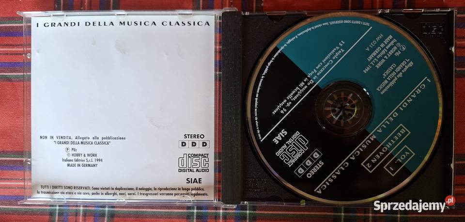 I Grandi Della Musica Classica Bethoven 3CD Kraków sprzedam