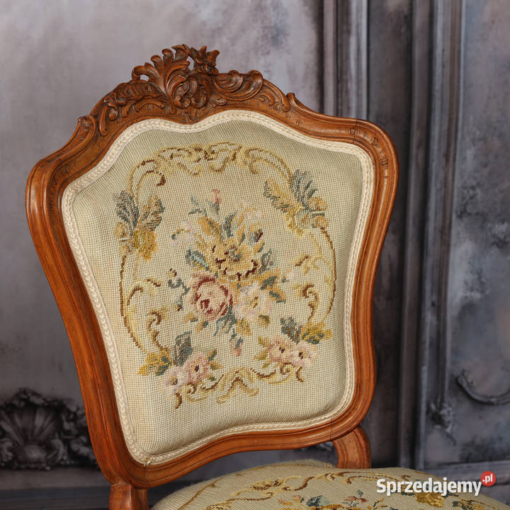 ARTexpert Para zdobionych krzeseł Ludwik do sprzedam