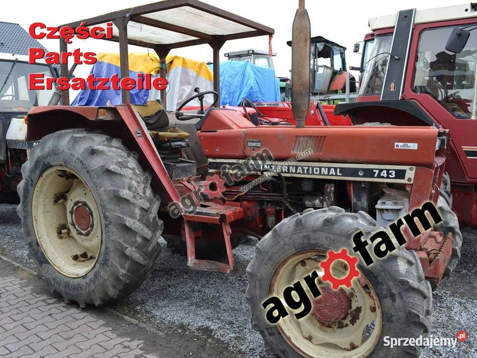 Case 743 części skrzynia biegów silnik Pozostałe Byków