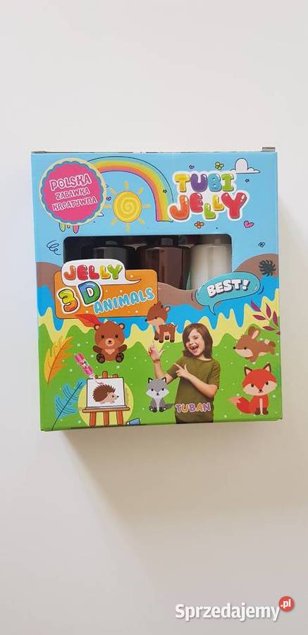 Nowe Tubi Jelly 3 kolory Zwierzątka TUBAN Dla Dziecka mazowieckie Warszawa