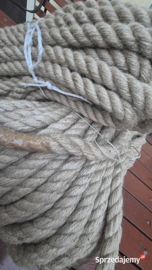Lina jutowa 24mm 26mm 28mm 30mm 3 sznurek jutowy Grudziądz sprzedam