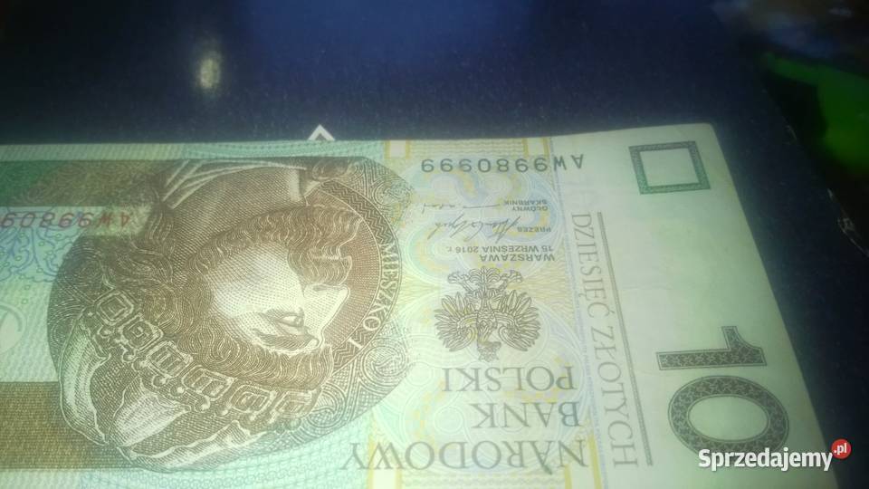 banknot kolekcjonerski 10zl małopolskie Kraków