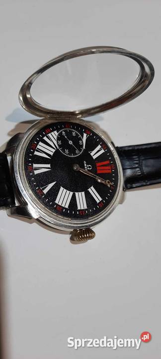 Zegarek Omega Pasówka czarna w srebrze K1550 Warszawa sprzedam
