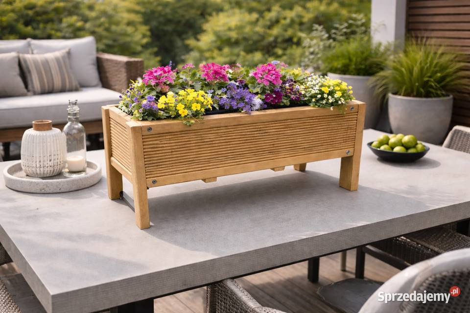 donica ogrodowa skrzynka na kwiaty balkon taras