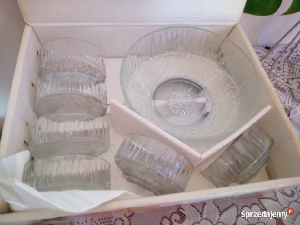 Zestaw do serwowania drobiazgów deserów i lodów Pozostałe Warszawa