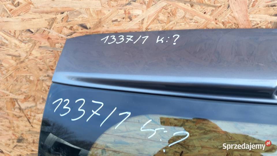 CITROEN C3 PICASSO KLAPA TYŁ KTHC Zbierkowo