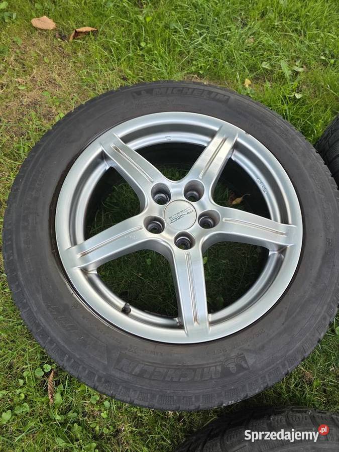 Alufelgi ANZIO 17 5x110 z oponami Michelin Felgi