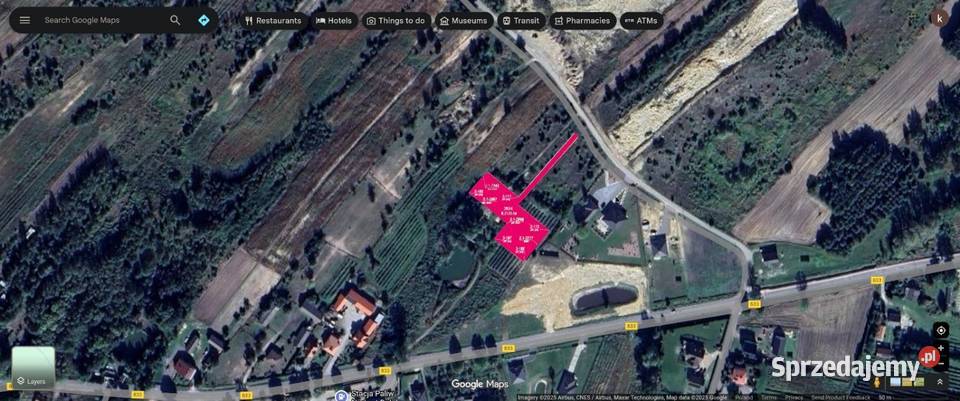 Działka pod zabudowę dowolną 32000m2 Sprzedaż Przytyki sprzedam