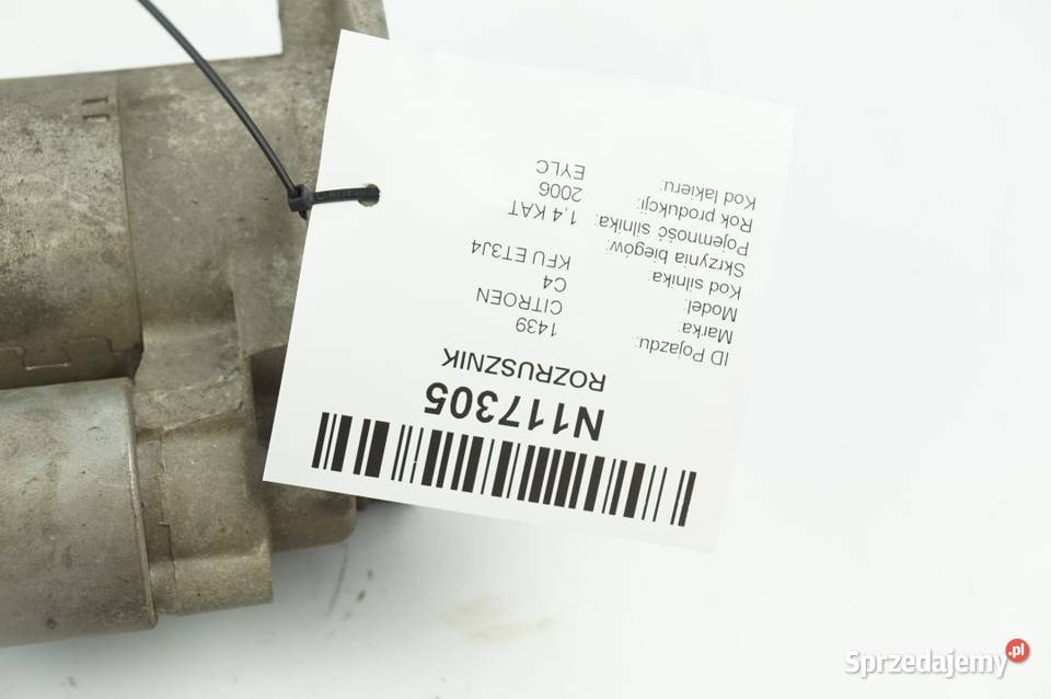 9647982880 C4 ROZRUSZNIK osobowe kujawsko-pomorskie