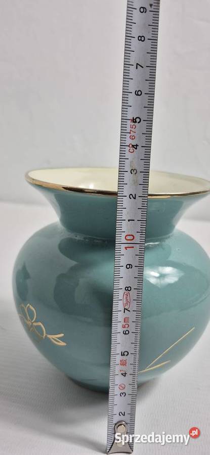 Komplet Wazonów Aurnbacher Majolika Vintage Biłgoraj