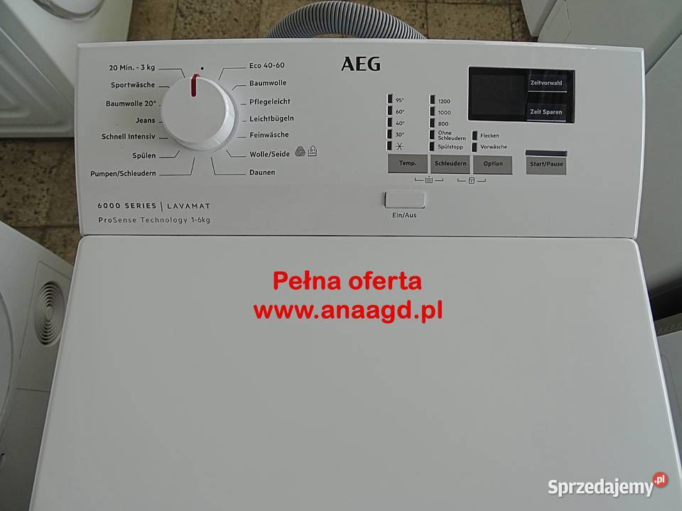 Pralka AEG 6000 Series Pro Sense A 6 GWARANCJA 40cm Miękowo