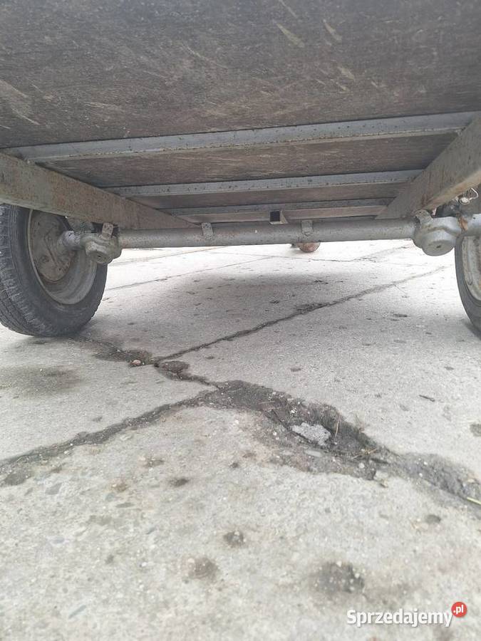 Przyczepka leśna ogrodowa do quada wąska nisko małopolskie Mogilany