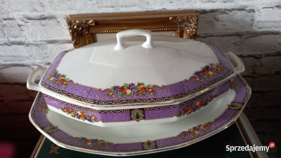Stara porcelana Czechosłowacka Wazapółmisek Warszawa