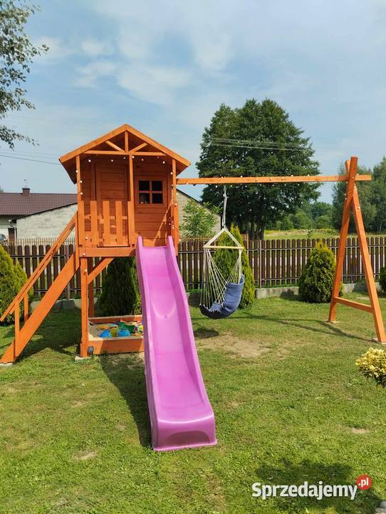 Domek drewniany plac zabaw dzieci Mielec
