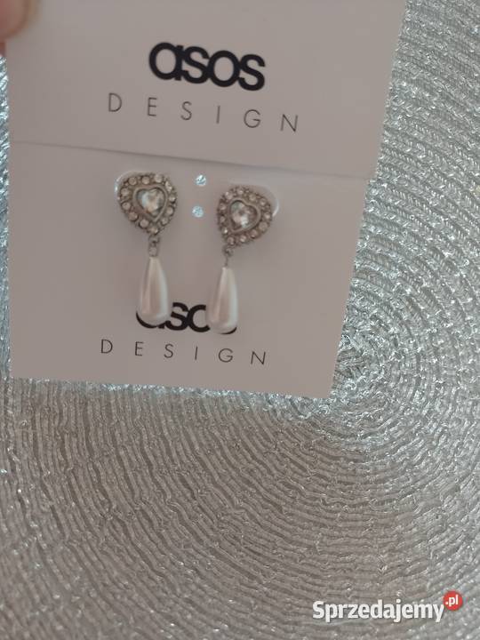 ASOS Bogato zdobione kolczyki ślubne z Londynu Kraków