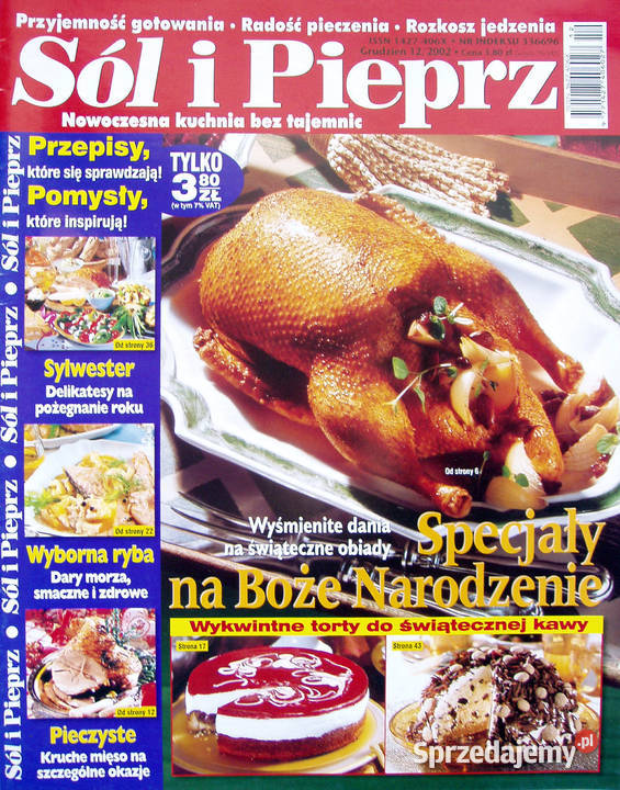 Sól i Pieprz magazyn kulinarny Rok wydania 1997 Limanowa