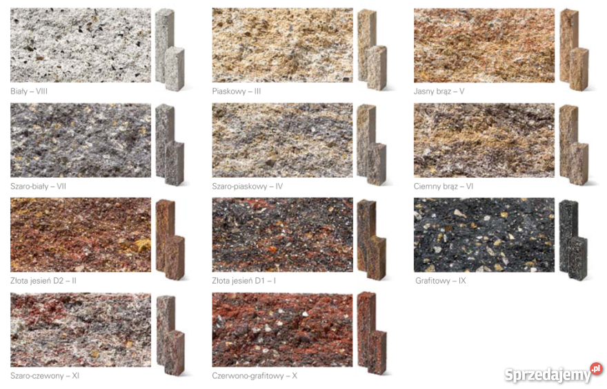 Płytka elewacyjna łupana zewnętrzne Góra Kalwaria sprzedam